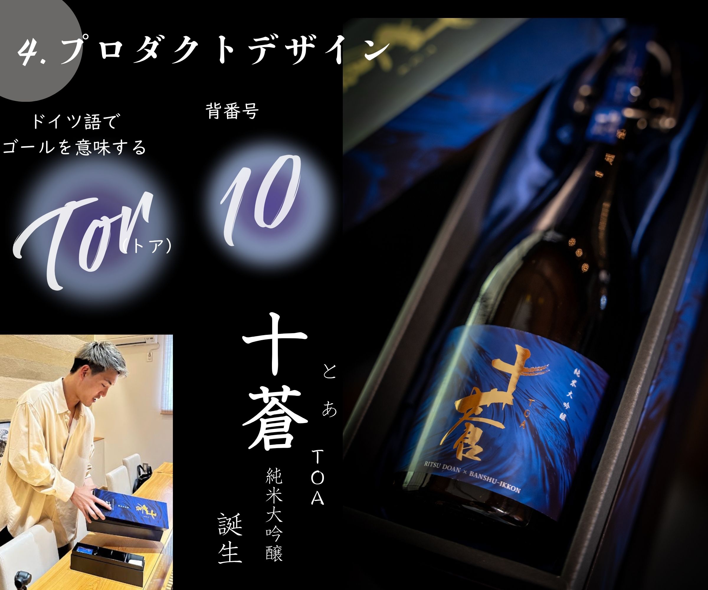 十蒼 (TOA) 純米大吟醸 （INUI SAKE-TEN ONLINE)